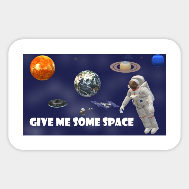 Give me some space Sticker by CDUS